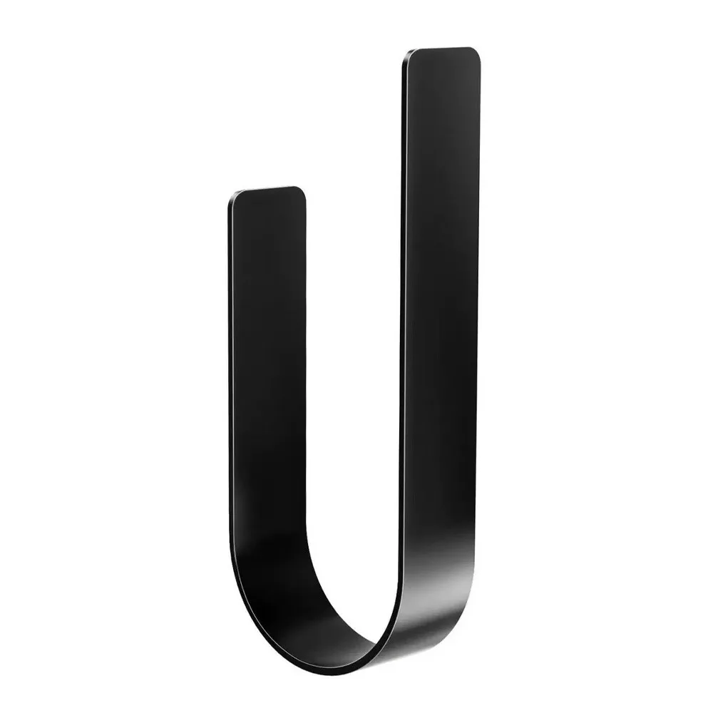 

Wall-Mounted Toilet Paper Holder U Shaped Iron Tissue Storage Shelf Storage Hooks Self-adhesive Toilet Roll Organizer