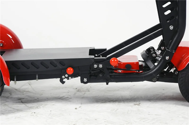 36V 500W Dual Motor klappbarer 4-Rad-Elektroroller für ältere Menschen, großer Sitz, 10-Zoll-Mobilitätsroller für Reisen, abnehmbare Armlehne – Detail 15