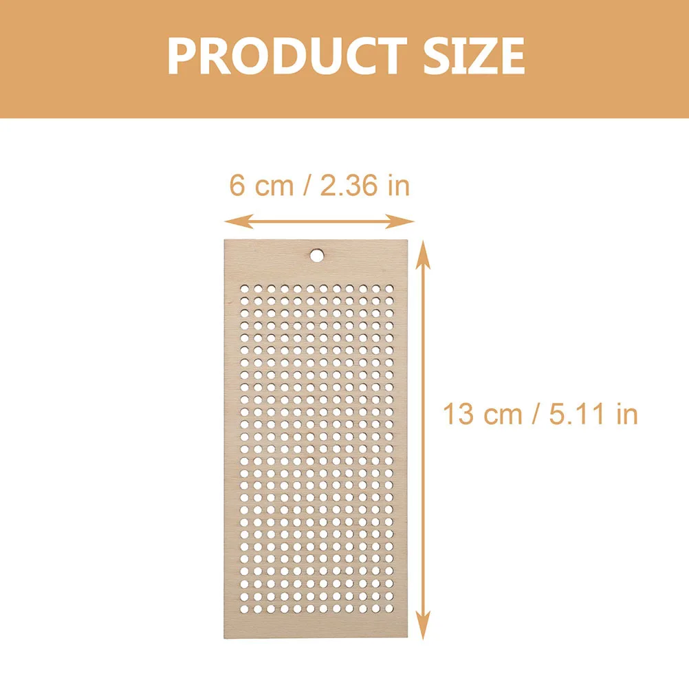 16pcs Wooden Bookmarks Diy Cross Stitch Blank Unfinished Book Mark Kits For Students Handmade Crafts Hollow-Out Wood