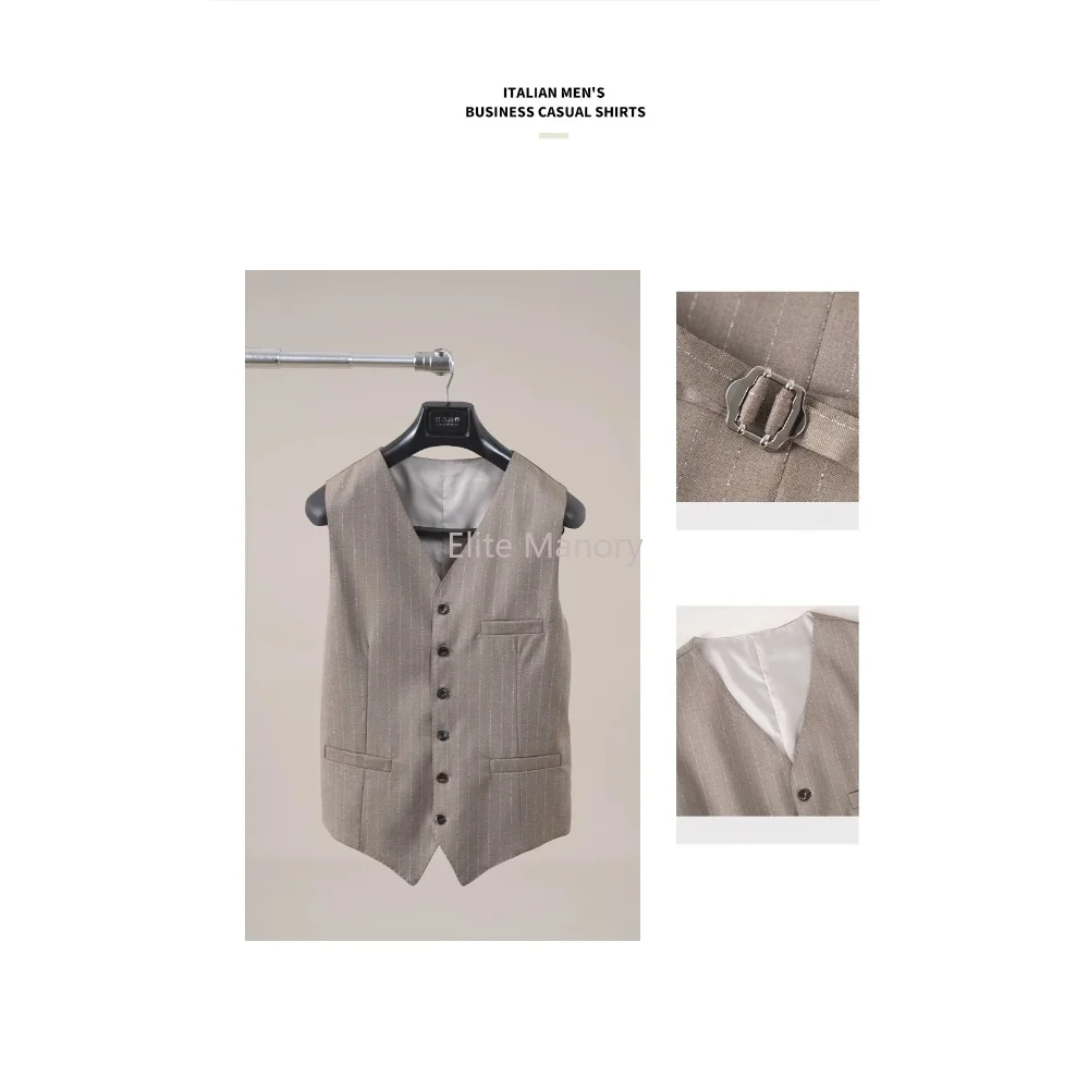 [Zero Dyeing Spinning] Commuter Casual Suit Vest Men's Business Banquet Formal Vest
