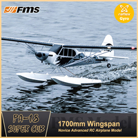 FMS 1700MM PA-18 RC Airplane Model PNP J3 Piper Super Cub 4S 5CH With Gyro Auto Balance Trainer Beginner Aircraft Plane