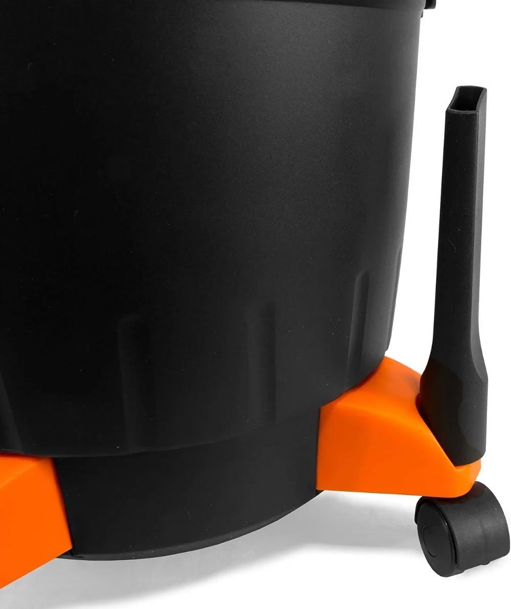 Aspirateur et souffleur humides/secs HEPA portables de 10 A et 5 gallons avec filtre, tuyau, accessoires de 0,3 microns