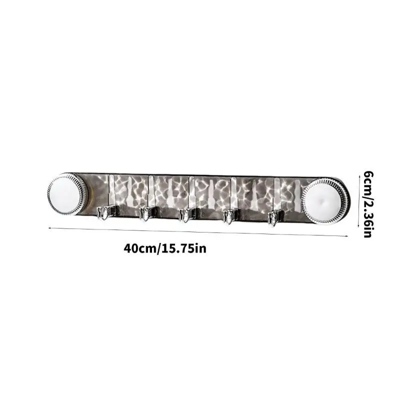 E8BD خطاف شفط دوار عملي ومريح من أجل بيئة المنزل الأنيقة والترتيب، حل معلق للاستخدام اليومي غير الرسمي