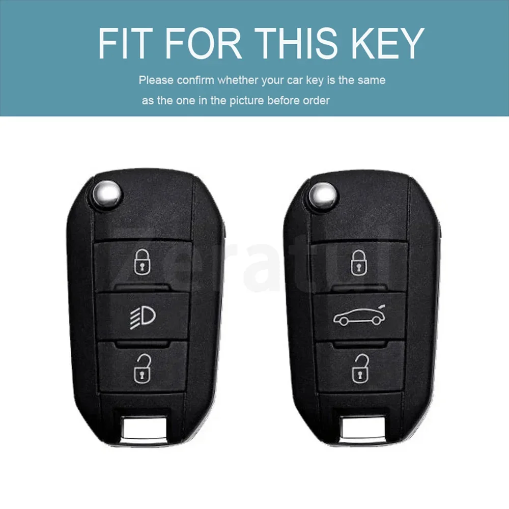 Transparent TPU Fob For Peugeot 307 308 508 208 301 2008 3008 5008 Expert Car Key Case Cover For Citroen C3 C4 C5 Cactus C6 C8