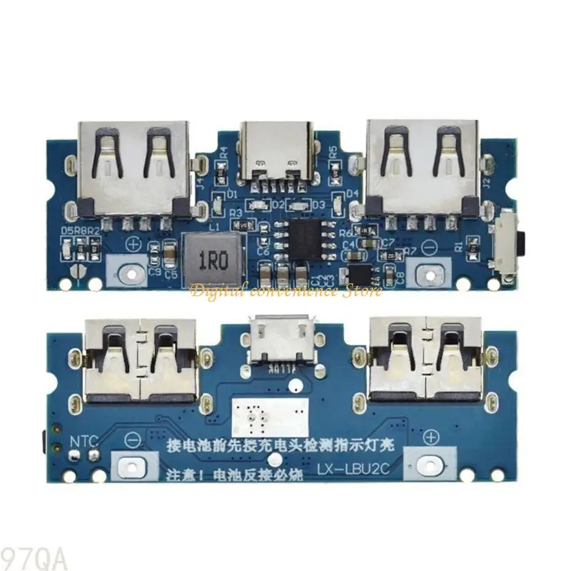 97QA MicroUSB/Type-C USB Power Mobile Power 18650 MODULE MODULE LITHIUM BATTERCHAR #2