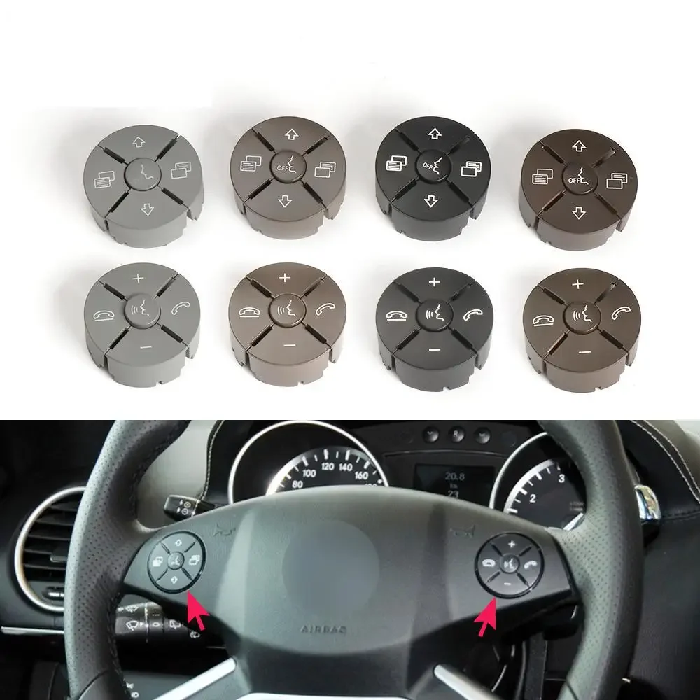 

For Mercedes W164 W251 Car Multi-function Steering Wheel Key Control Knob Button Cover For Benz ML GL R Class 1648700558