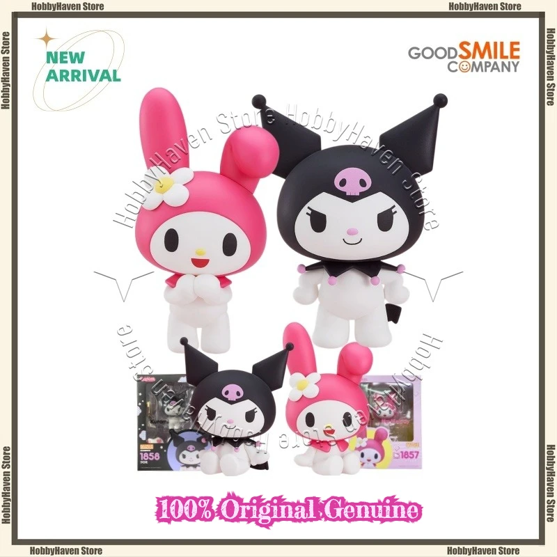 

In Stock Good Smile Company My Melody#1857 Kuromi#1858 Official Genuine Figure Diecast Model Action Figure Collection Gift