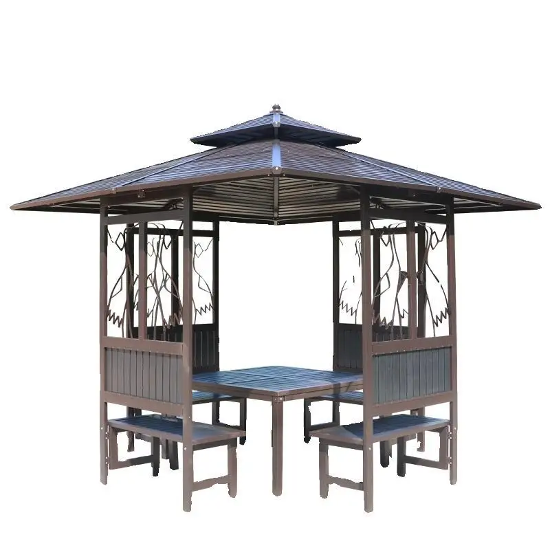 

Customizable outdoor pavilion courtyard garden awning chalet villa agritainment Chinese pavilion outdoor