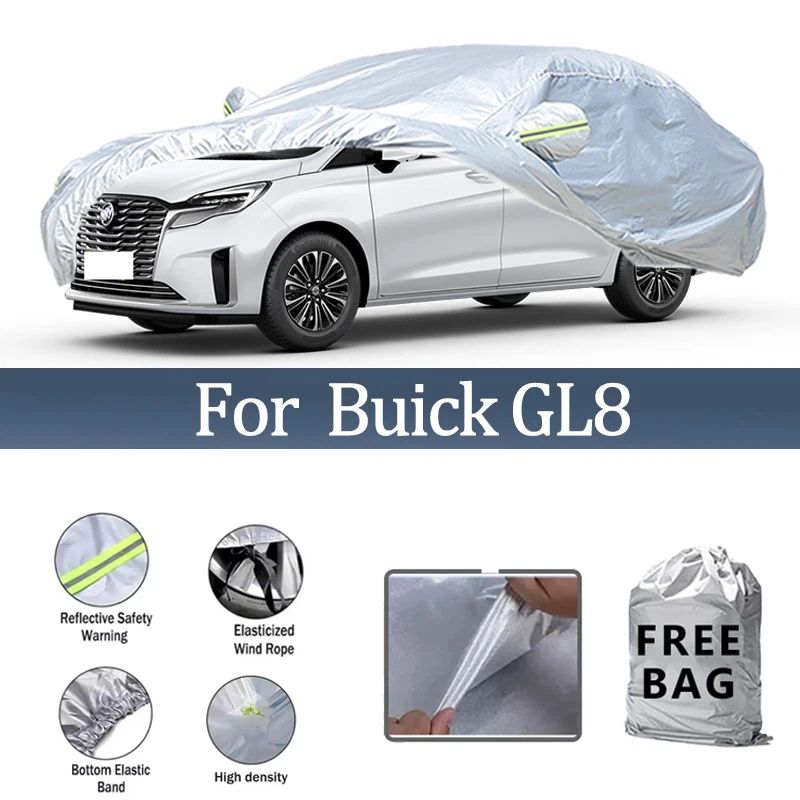 

For Buick GL8 Car Cover Outdoor Protection Covers Snow Sunshade Waterproof Dustproof Exterior UV Car Accessories