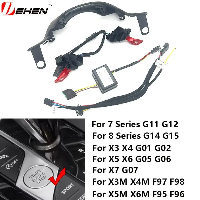 For BMW X3 X4 X5 X6 X7 X3M X4M X5M X6M 5678 Series Steering Wheel M1 M2 Buttons Mode Switch M Sport Button Modified Accessories