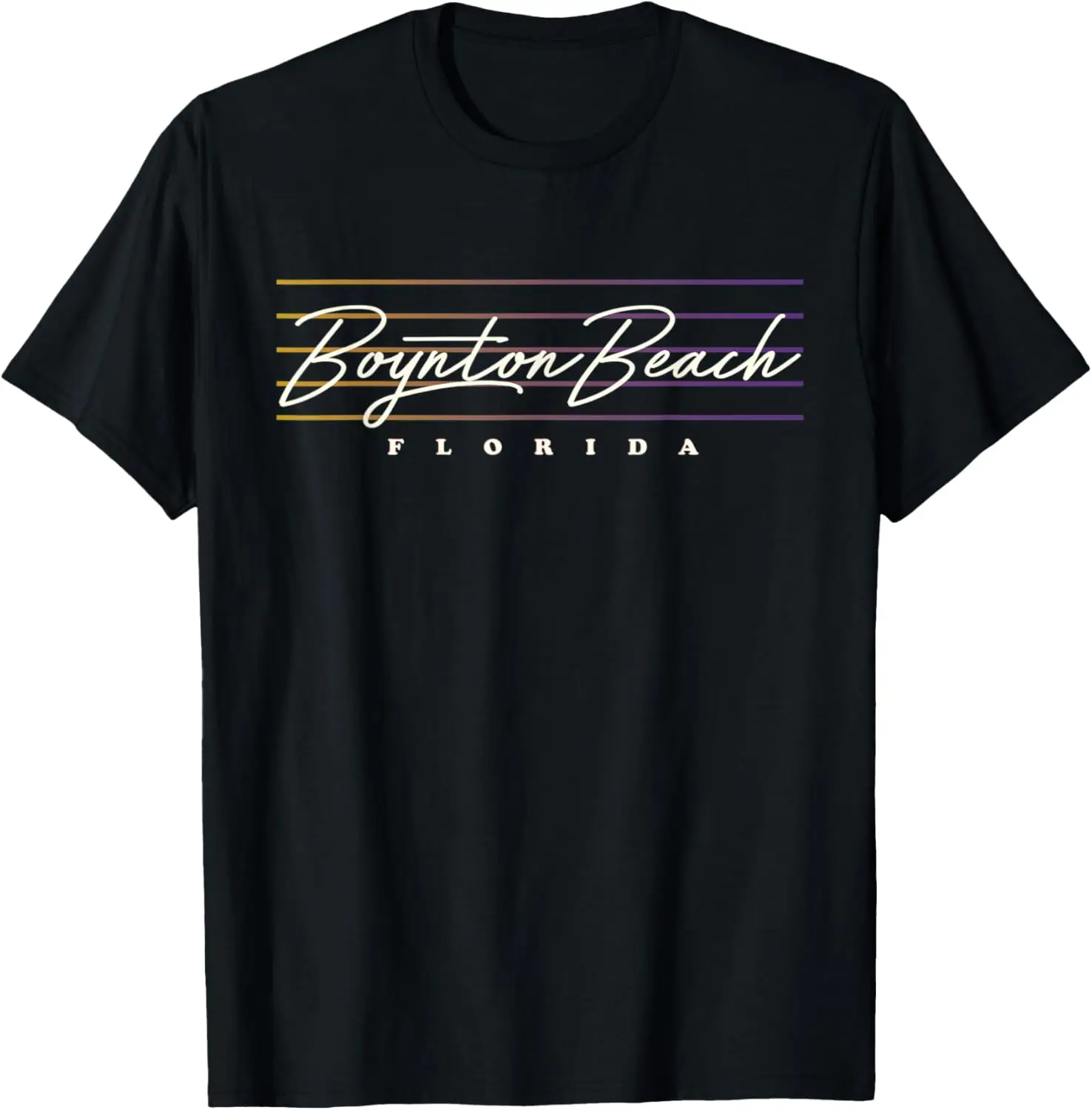 

Boynton Beach Shirt Nostalgic Retro Style Florida T-Shirt