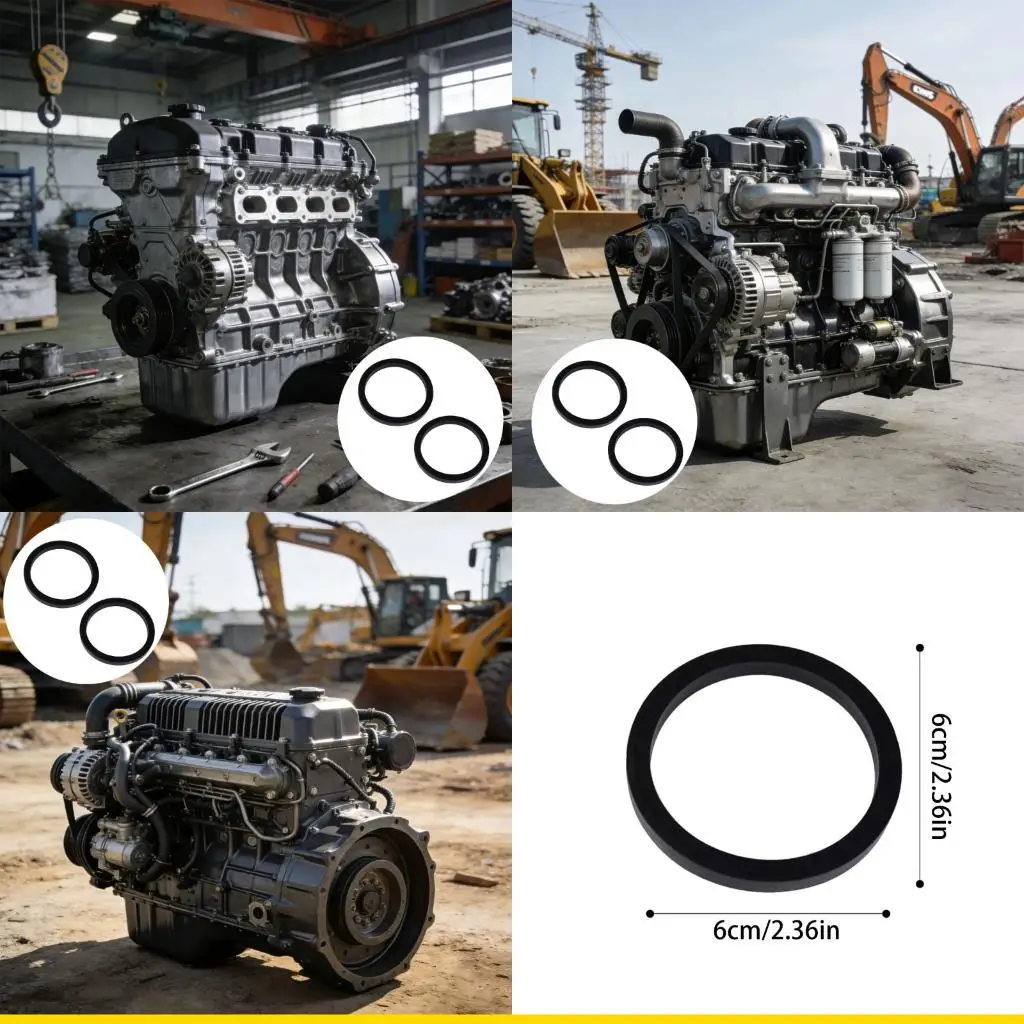 SZCH Strong Fluoroelastomer Round gaskets Designed For Power Units ISB Engines