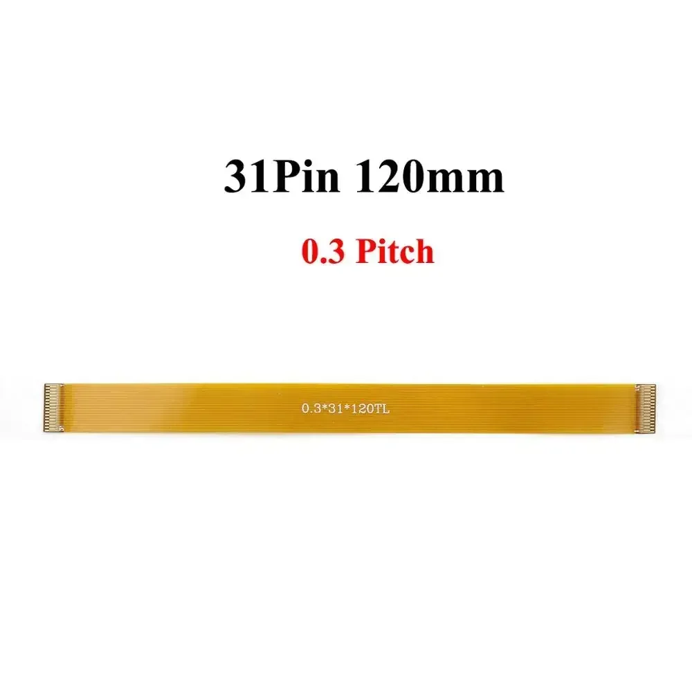 31 Pin FFC FPC Flexible Flat Cable Pitch 0.3mm Same Direction length 28 30 60 75 120 150 200 350 mm