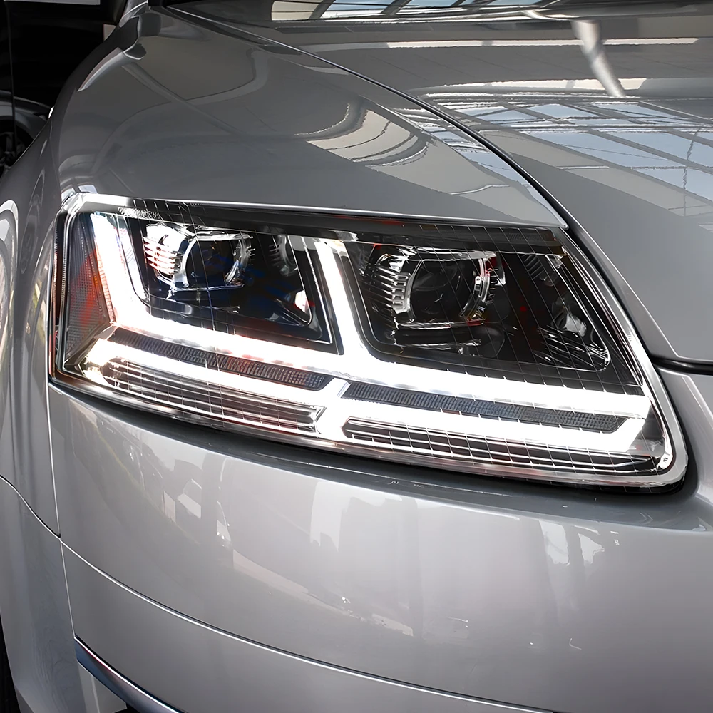 

Automotive Headlight A6 C7 A6L S6 2005-2008 Automotive Headlight Assembly Upgrade Q7 Style Light Emitting Diode Dual Projector