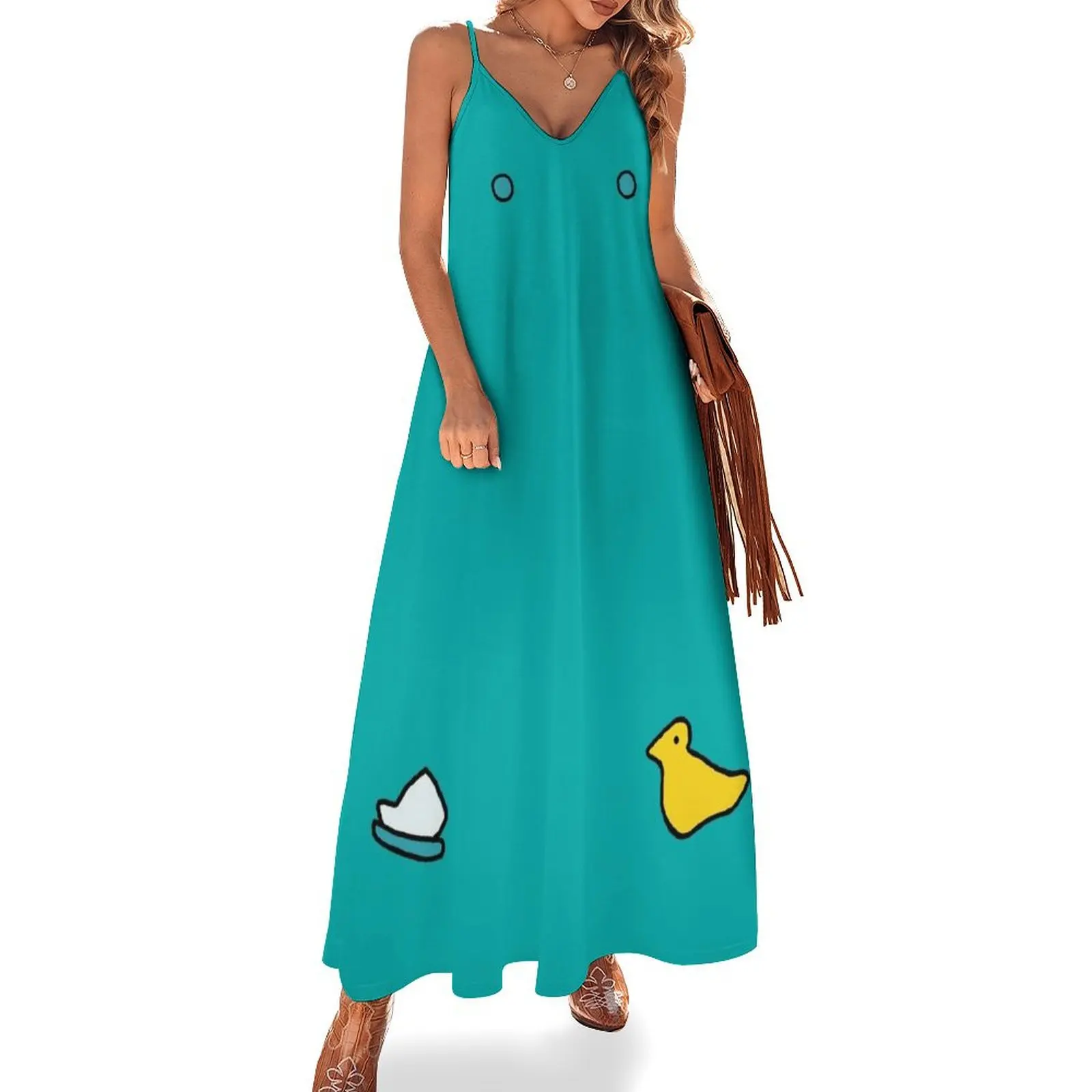 

90s Phil and Lil Sleeveless Dress summer women's dress 2024 evening dress women