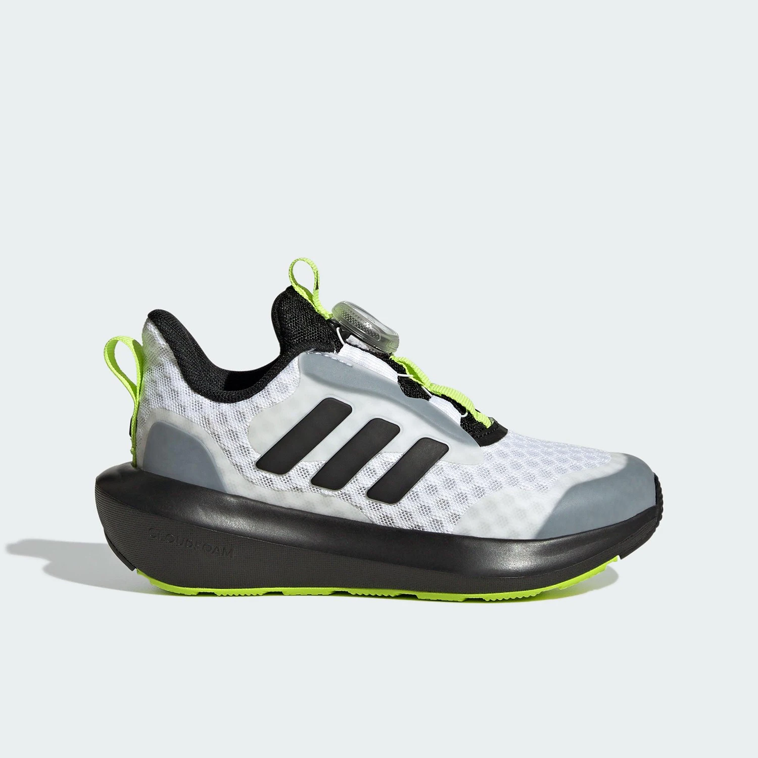 Оригинальные детские низкие дышащие и износостойкие спортивные кроссовки Adidas FORTARUN JP5804