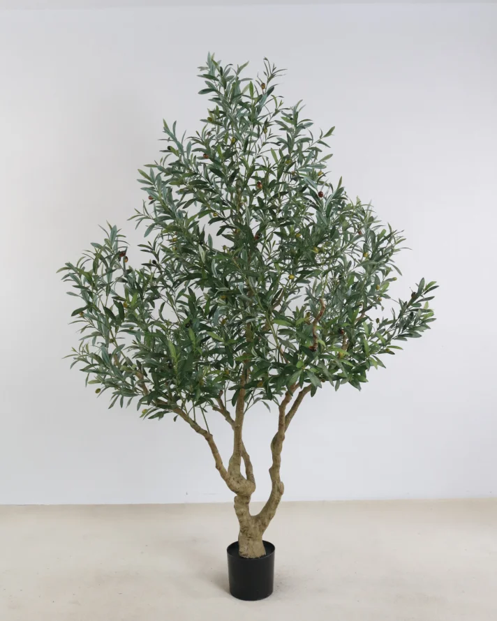 

220cm Artificial Large Big Tall Olive Tree Decorative Artificial Plants For Home Hotel Decor