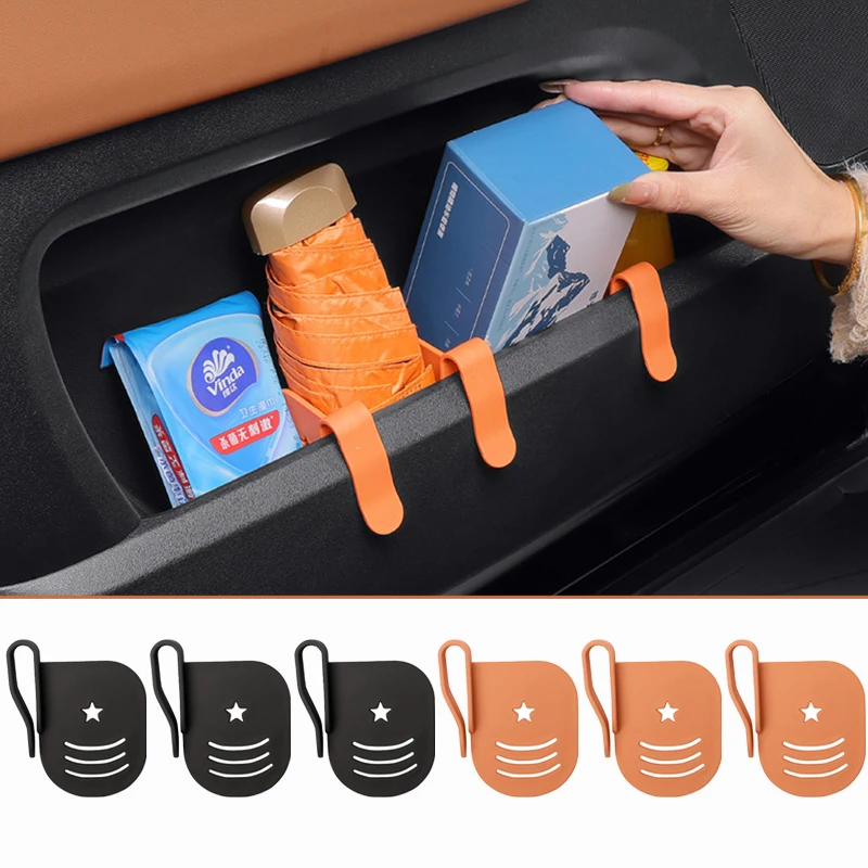 SEAMETAL 3pcs Car Storage Box Partition Adjustable Car Door Storage Slot Divider Compartment Car Organizer Partition Accessories