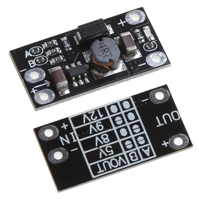 3.7V to 12V DIY LED Lithium Battery Power Supply Module