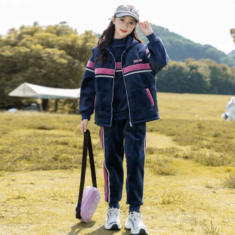 2025-coreano-otono-invierno-junior-girl-plus-traje-de-terciopelo-de-3-piezas-colegiala-sudadera-calida-chaleco-con-capucha-pantalones-de-chandal-conjuntos-para-ninas