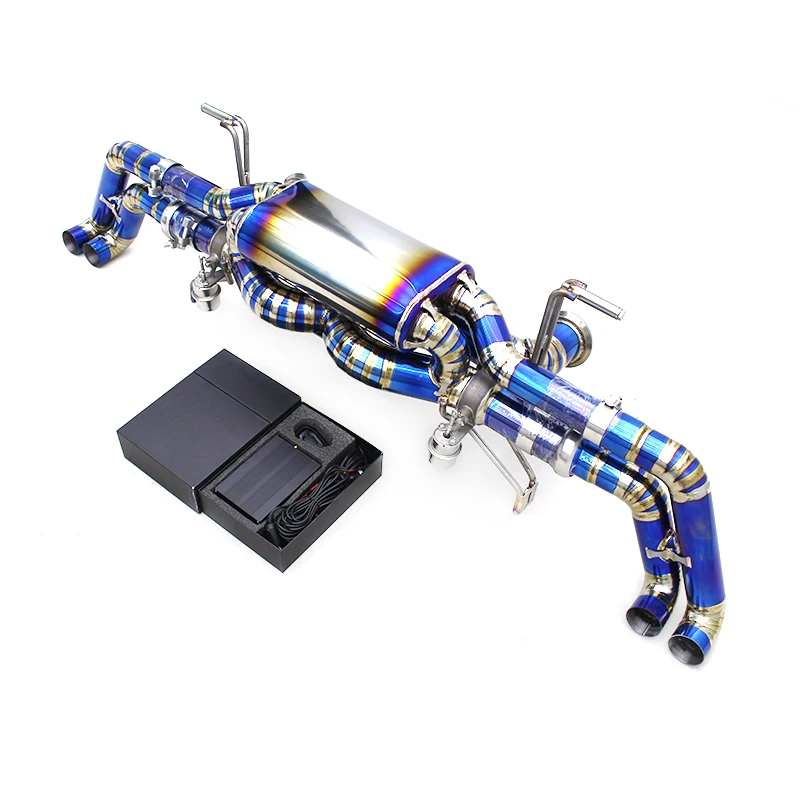 

YD Performance Titanium Catback Pipe For Audi R8 V10 5.2L 2010-2013 Rear Muffler Catback With OEM Factory Valve