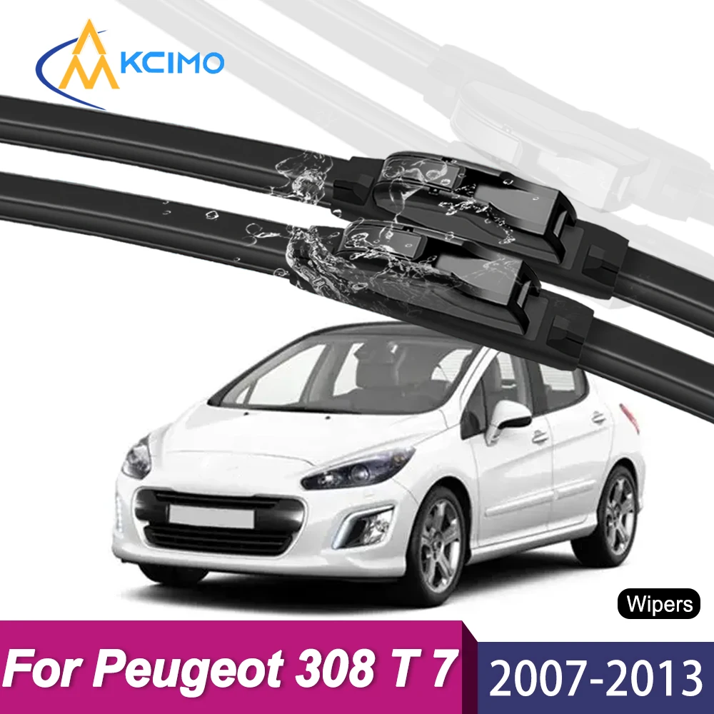 

Streak-Free Windshield Wipers for Peugeot 308 T7 2007-2013, Quick Install All-Weather Wipers