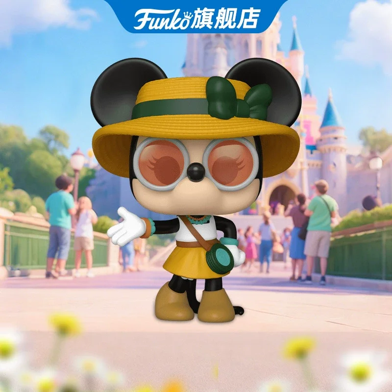 

Disney Funko Pop анимация и мультфильмы Минни Маус (фестивальный наряд) фигурки украшения игрушка для мальчиков подарок Коллекционная модель