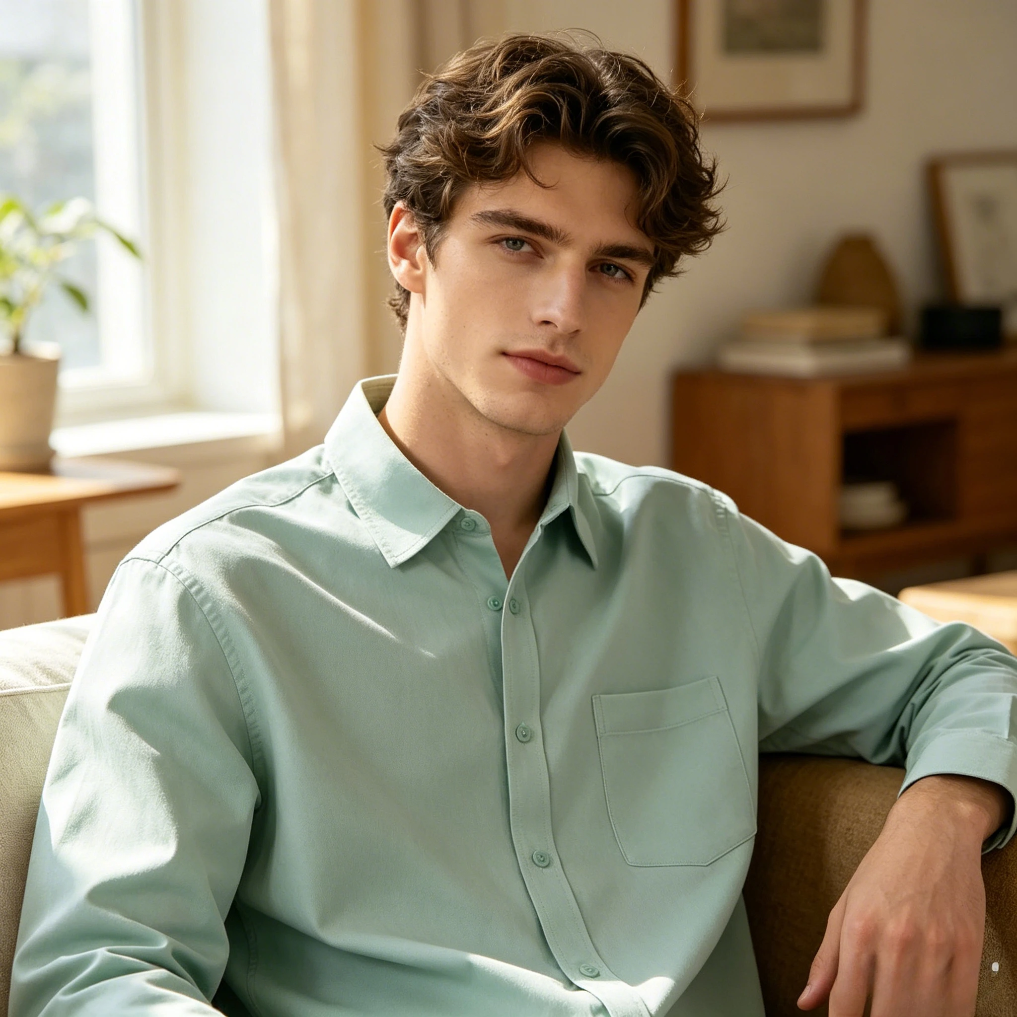 2026 Summer Ice Slik Iron Free High Stretch 12 Colors Long Sleeve Elastic Solid Regular Fit Business Men Dress Shirts Puls SIZE