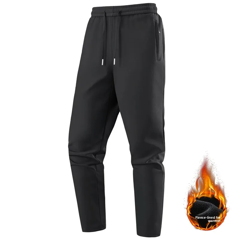 Calças Térmicas de  Autoaquecidas Impermeáveis Oliver Fce ssas Estilo Urbano Calças de Perna Reta