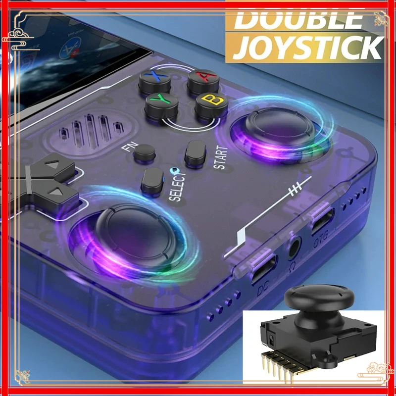 

R36XX Retro Console Linux System 3.5-inch IPS Screen WiFi Video Game Player 64GB/128G Portable Handheld Game Console Boy Gift