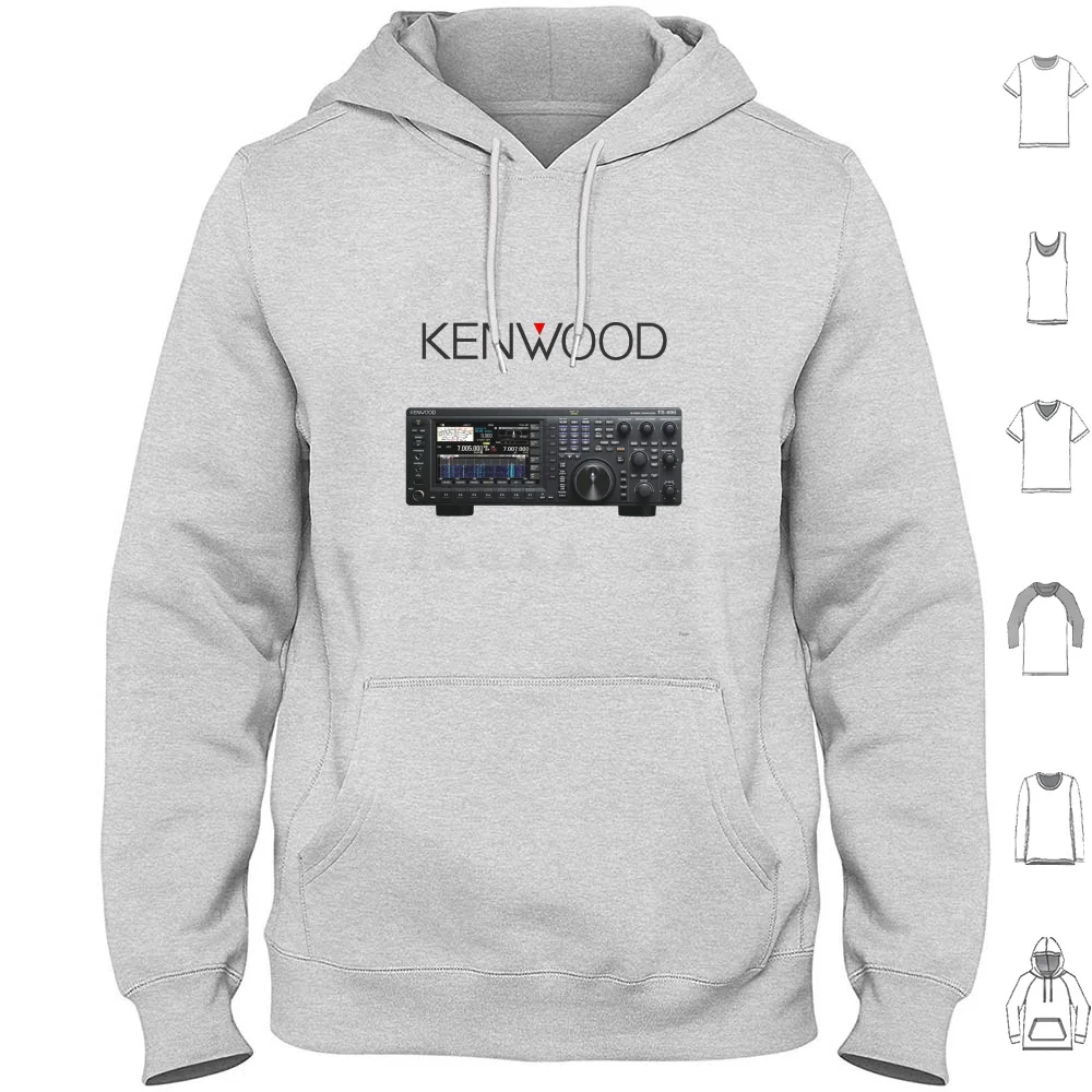 Kenwood Ts-890 Hoodie cotton Long Sleeve Amateur Radio Ham Radio Kenwood Ts 890 Kenwood Ts 890