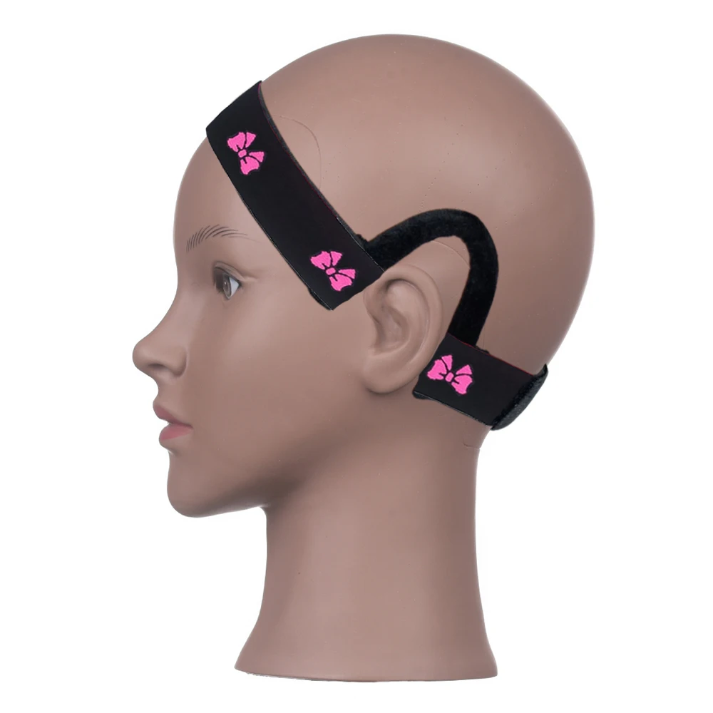 3pcs/1pcs New Arrival Comfortable Lace Melt Wig Band - Adjustable, Ear Protection, 3cm Width, Black, for Wig Edge Security image 6