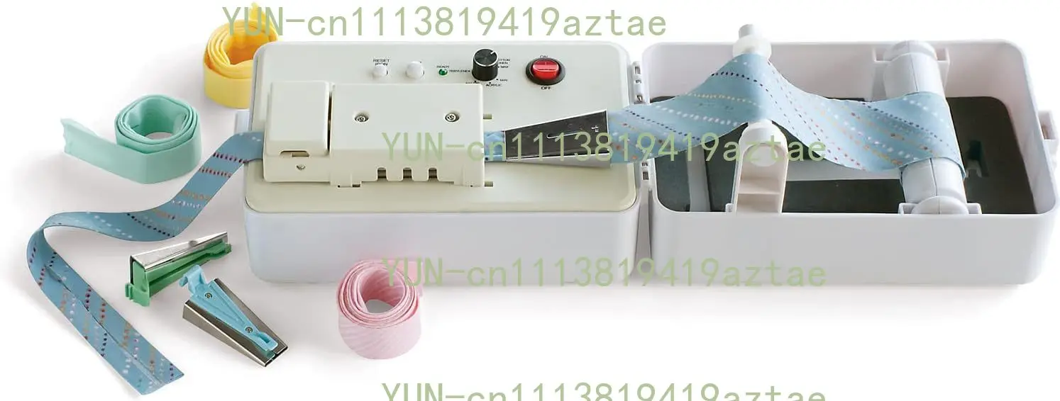 6-in-1 Bias Binding Tape Maker, Fabric Strip Making Tool, Sewing & Quilting DIY Craft Accessory with 6 Different Sized Tips
