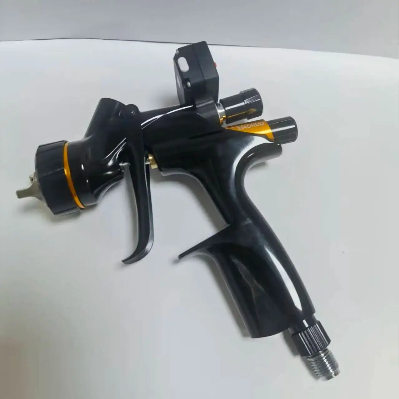 

704521 HVLP Atomizing Gun - Gravity feed 1.3mm, 600ml capacity, black skull design, suitable for car painting and detailing, car
