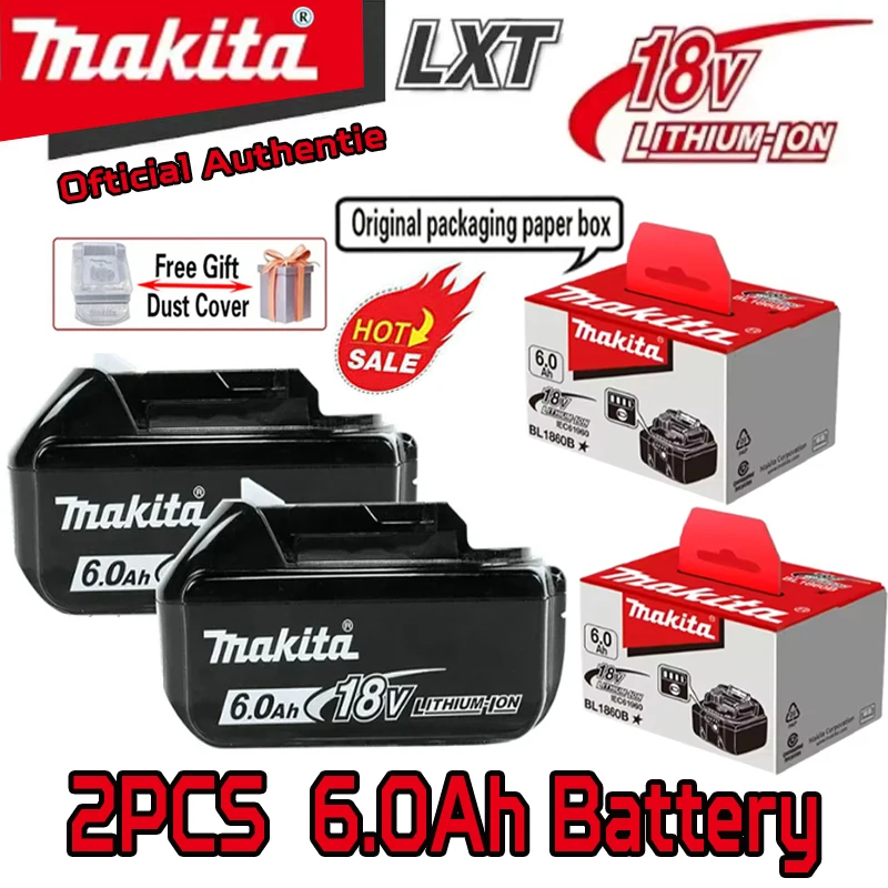 Original Makita battery makita 18v tools battery 6Ah5Ah Makita drill LXT DTW700 DDF487 DTD173 DGA404 DJV182 HR140D DTD172 DTW600