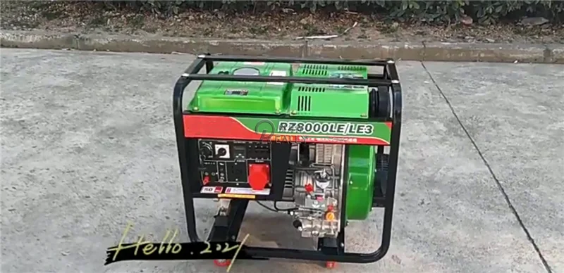 220 В 380 В 6 кВт дизельный портативный генератор энергии с низким потреблением по оптовой цене