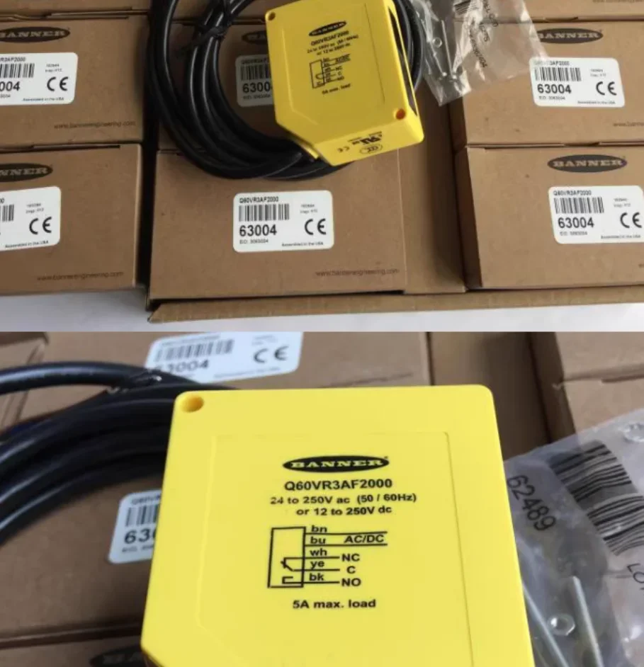 

New original BANNER Q60VR3AF2000 photoelectric switch