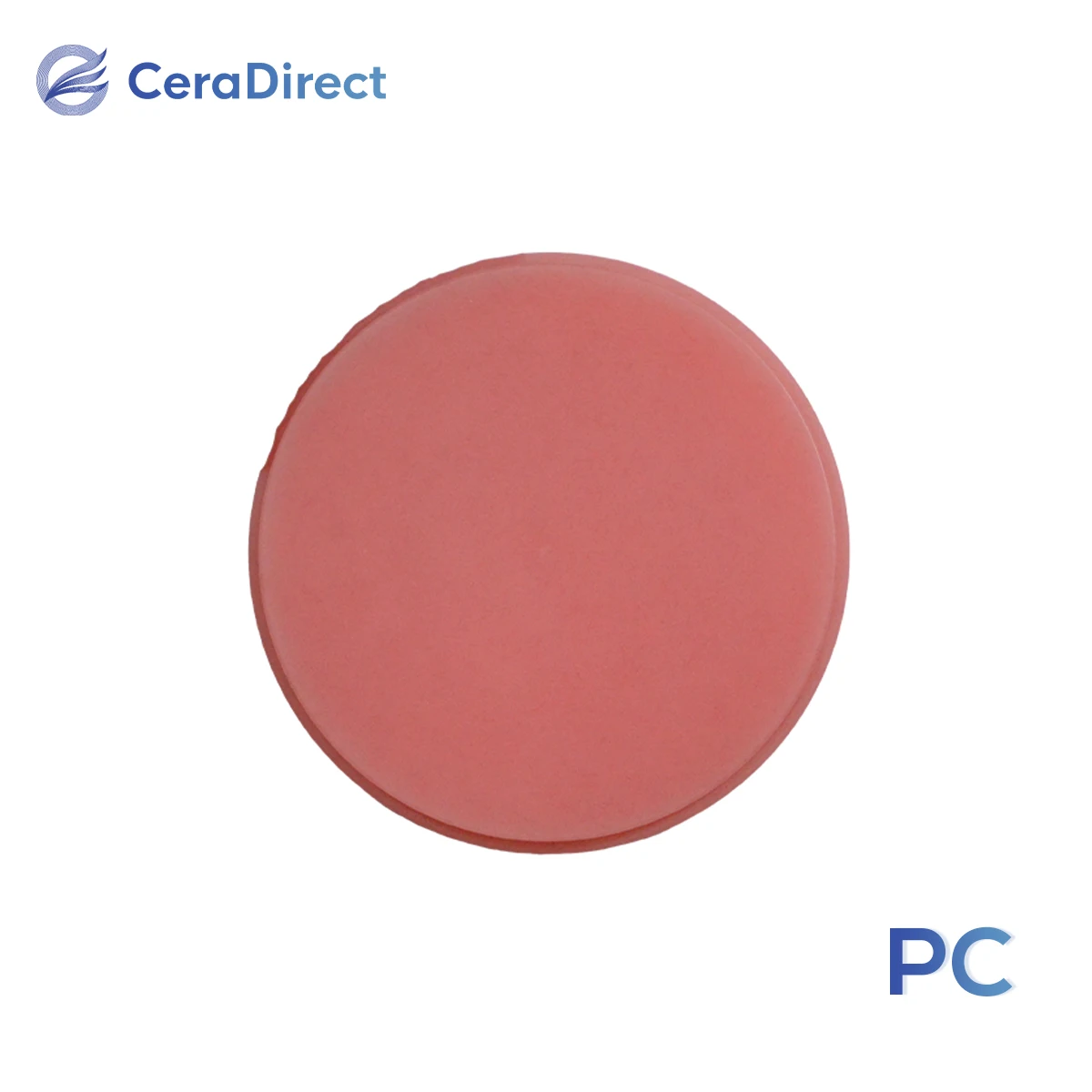 Ceradiret 핑크 PMMA 블록 WIELAND(98mm)-12mm-30mm-치과 실험실 CAD/CAM