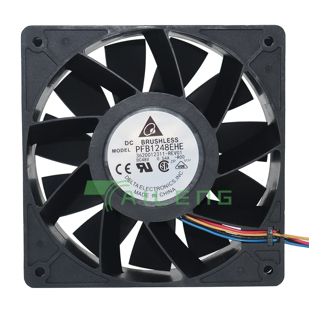 

PFB1248EHE-ROO DC 48V 0.54A 12038 120mm cooling fan drive stall alarm for Delta 120*120*38mm