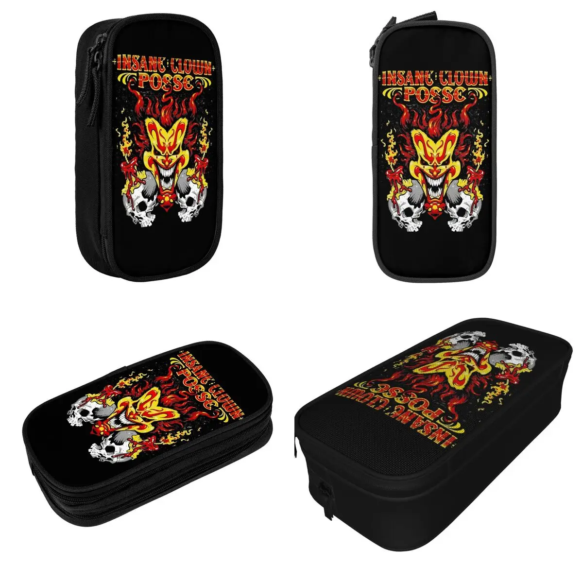 Insane Clown Posse Pencil Case Lovely ICP Violent J Shaggy 2 Dope Pen Bag Girl Boy Big Capacity Office Zipper Pencilcases