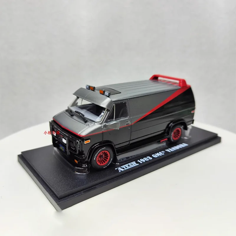 1:43 1983 GMC Vandura - A-Team Simulation Alloy Car Model Static Souvenir Display Gift Collection Vehicle Toys Decoration