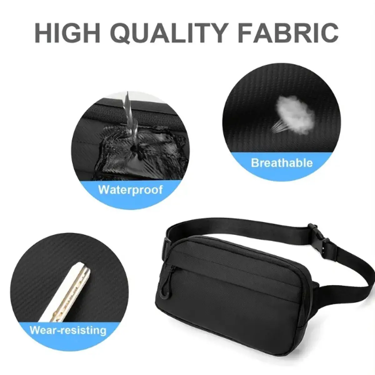 حقيبة صدر مع جيب للتغيير ، الرياضة ، الجري ، المشي ، الهاتف المحمول ، المفتاح ، التغيير ، الموضة الجديدة