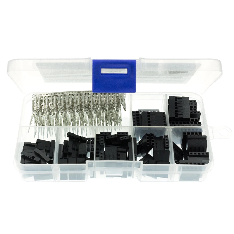 310pcs/A Set Dupont Wire Jumper Pin Header Connector Housing Kit Male Crimp Pins+Female Pin Connector Terminal Pitch YANXD