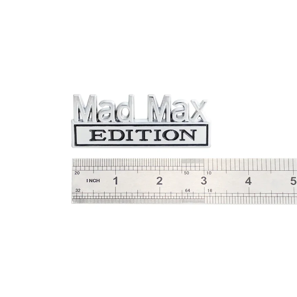 3D MAD MAX EDITION Leaf Plate Label Body Sticker Tail Sticker Car Modification Stickers Automobile Decoration Car Accessories