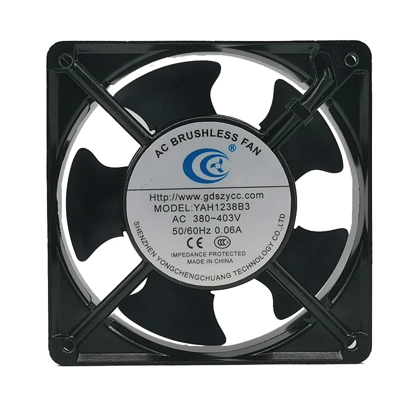 

Genuine brand new cooling fan AC brushless fan YAH1238B3 380v-403v 0.06a 1