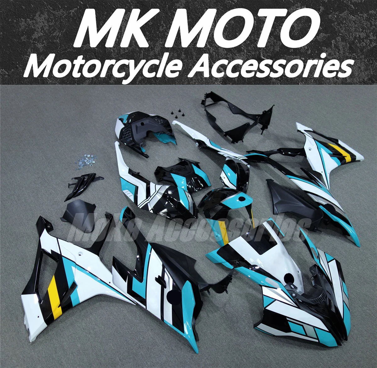 Fairings Kit Fit For M1000RR S1000rr 2019 2020 2021 2022 Bodywork Set 19 20 21 22 New  Mint Blue Black