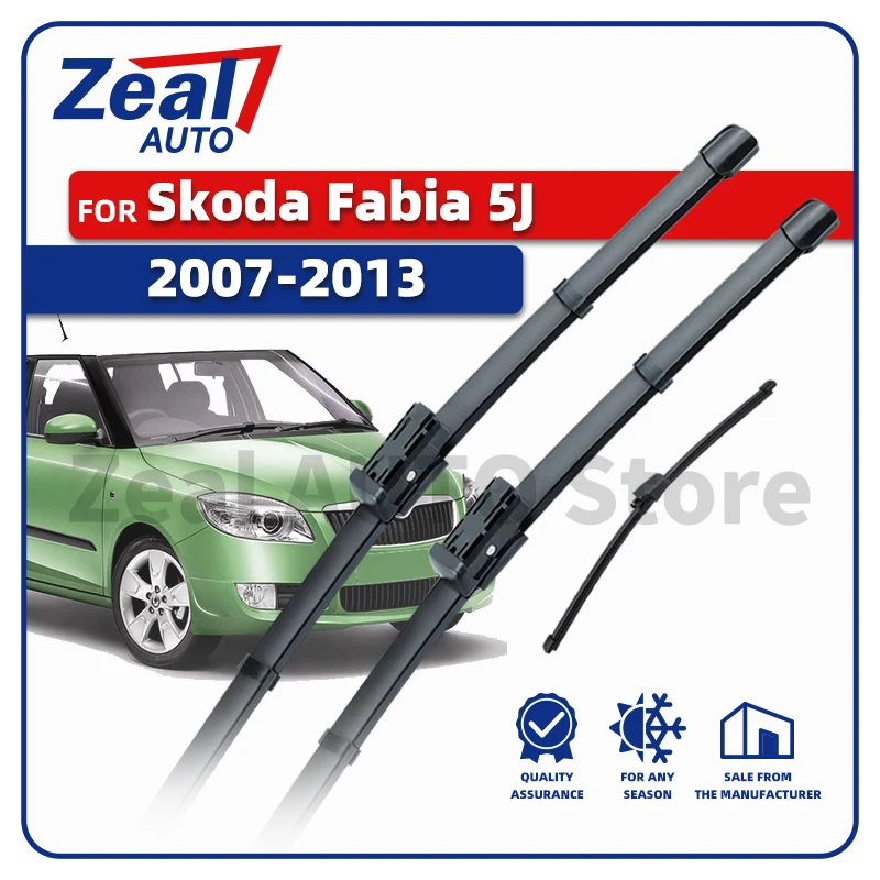 

Левая передняя и задняя щетка стеклоочистителя для Skoda Fabia 5J Hatchback 2006-2013, лобовое стекло, окно 21 "21"13", аксессуары