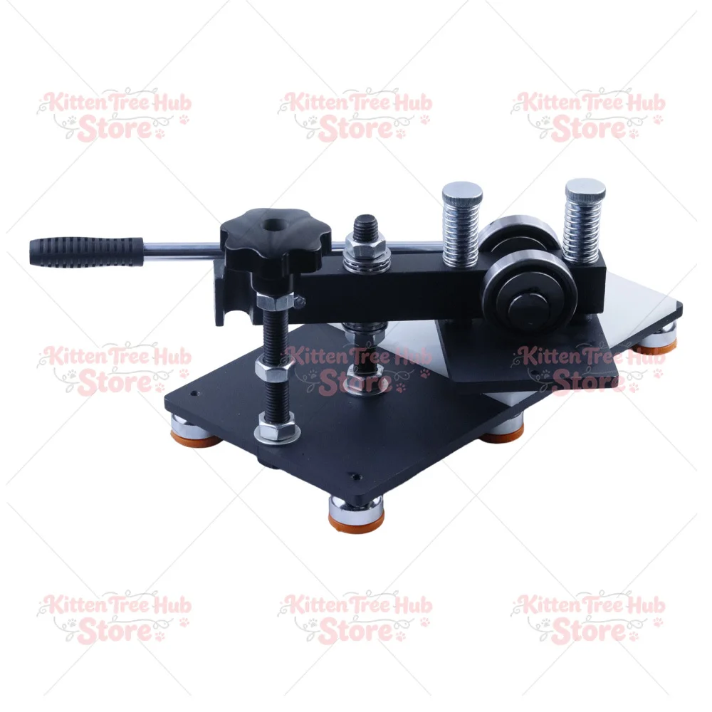 Leather Craft Die Cutting Machine 180x120mm Manual Swing Arm Press Clicker Cutter 5 Ton for Fabric Cloth DIY Project Workshop