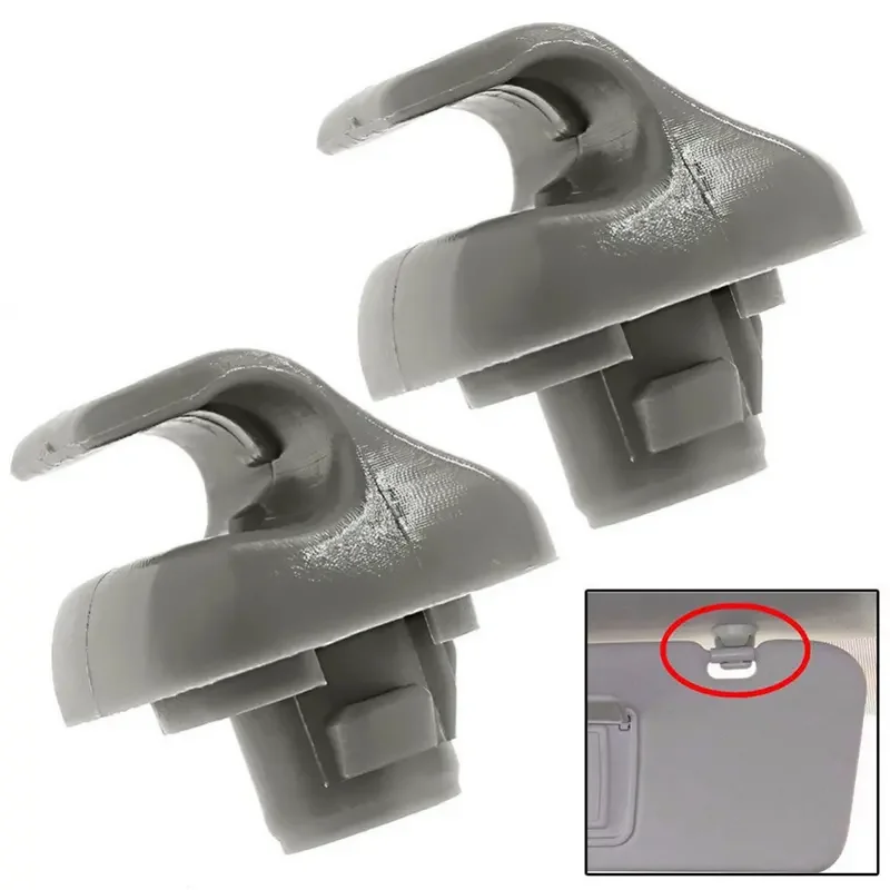 

2pc Car Sun Visor Clip For Honda Accord Civic CR-V Sun Visor Accessories Anti-slip solid easy to install Car Sun Visor Clip tool