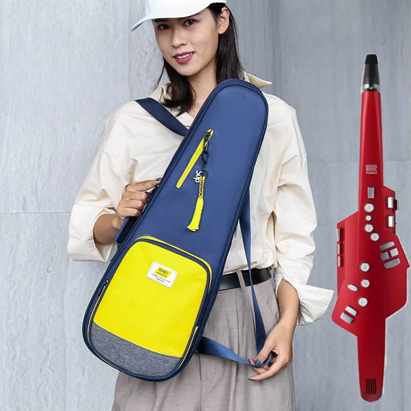 

AE10 Blowpipe Bag: Shoulder Strap Portable and Liftable Thickened Shockproof Moisture Instrument Storage Piano Bag